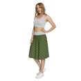 thumbnail image 3 of Women's Green Old Fashioned Argyle Pattern A-line Printed Skirt Casual Wear, 2XL, Forest Green Green, by Ambesonne, 3 of 6