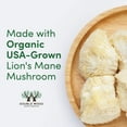 thumbnail image 3 of Lions Mane Mushroom Capsules (Two Month Supply - 120 Count) Organic and Vegan Supplement - Nootropic for Brain Health and Growth, Immune Booster, Made in The USA by Double Wood Supplements, 3 of 5