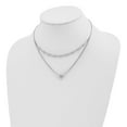 thumbnail image 2 of Auriga Fine Jewelry 925 Sterling Silver Polished Beaded With 4in ext Choker Necklace for Women 12", 2 of 4