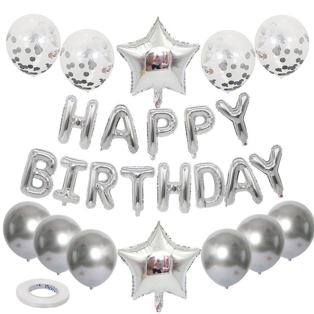Details about   18'' Star Foil Helium Birthday Wedding Balloons Anniversary Party Supplies Dec 