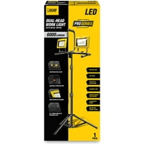 Feit Electric LED Work Light PROSeries Adjustable Dual-Head - 6000 Lumens, 60W, Tripod