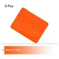thumbnail image 3 of Uxcell 6 Pcs Iron on Patches Fabric Repair Patches for Clothes Tangerine, 3 of 6