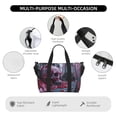 thumbnail image 3 of Travel Duffle Bag Gothic Red Skull Cemetery Travel Tote Bags Carry on Luggage Waterproof Weekender Bags with Top Handle Adjustable Shoulde Strap for Travel Gym, 3 of 5