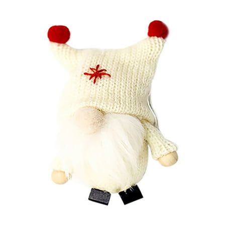 Uheoun Bulk Yarn Clearance Sale for Crocheting, Wool Cute Gnome Doll  Christmas Doll Pendant Creative Christmas Tree Decoration
