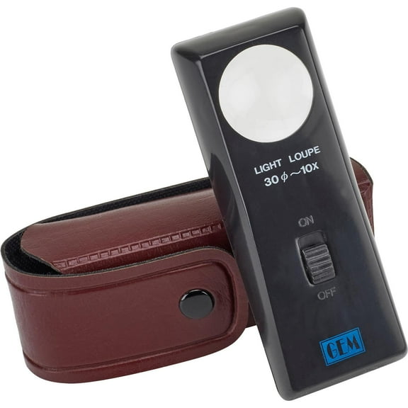 Speedway Motors Handheld LED Spark Plug Inspection Tool with 10X Magnification, Portable Carrying Case, Battery Powered Engine Diagnostic Accessory for Mechanics & Enthusiasts