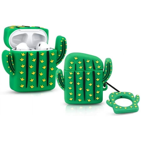 Airpods Silicone Case Funny Cute Cover Compatible for Apple Airpods 1&2[Fruit and Vegetable Series][Best Gift for Girls&boys or Couples] (3D Strawberry)
