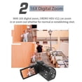 thumbnail image 3 of ORDRO V12 Video Camera Camcorder Digital FHD 1080P 16X Digital Zoom Infrared Night Vision Camera Recorder 3.0 Inch 270 Degree Rotation LCD, 3 of 7