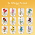 thumbnail image 3 of Set de construcción SIENON Flower Bouquet 1001 unidades con 12 tipos de flores, 3 of 7