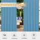 thumbnail image 5 of Cortinas para Patio al Aire Libre con Tapas de Presilla Desmontables, 2 Paneles, 5 of 7