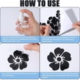 thumbnail image 5 of 4 Sheets Car Sticker White & Black Cherry Blossom Decals Waterproof Reflective Stickers Waterproof Vinyl Automotive Exterior Decor for SUV Truck Motorcycle Doors Walls Laptop, 5 of 9