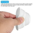 thumbnail image 4 of Uxcell Drain Pipe Sewer Seal Ring, 5 Pack Hose Silicone Plug, White, 4 of 6