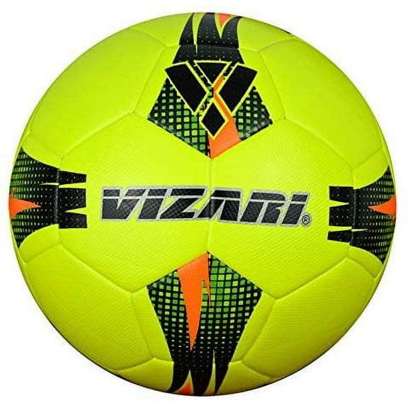 Villa Soccer Ball, Yellow Red Black Size 4
