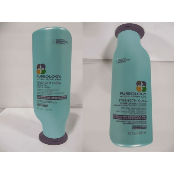 Pureology Strength Cure Shampoo & Conditioner, 8.5 oz Each Set