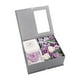 thumbnail image 4 of Caja de regalo con flores de jabón de rosas, caja, jabón con aroma floral de flores artificiales para siempre Violeta, 4 of 9