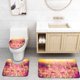 thumbnail image 1 of Juego de alfombras de baño ABPHQTO 3 piezas antideslizante Purple Heather, 1 of 2