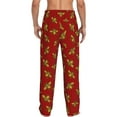 thumbnail image 3 of Disketp Hohey Bee Golden Men's Pajama Pants - Ultra Soft Fleece Sleep and Lounge Pants (Size: S-XXL), 3 of 6