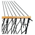 thumbnail image 3 of Castaway Living 13 ft. Double Traditional Hand Woven Navy Polyester Rope Hammock with Free Extension Chains,Tree & Storage Bag, for 2 People with a Weight Capacity of 450 lbs., 3 of 8