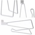 thumbnail image 3 of Portarrollos Papel Higiénico Metal para Montaje en Pared Sin Perforaciones para Baño (blanco), 3 of 8