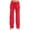 Red, variant on Women's Casual Trousers with Solid Color Design for Everyday Wear and Home Comfort Elastic High Waisted Straight Leg Pull On Trousers