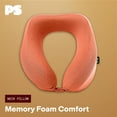 thumbnail image 4 of Popsugar Travel Neck Pillow - U Shaped Lightweight Memory Foam Neck Travel Pillow for Airplane and Car Travels, 4 of 6