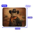 thumbnail image 4 of Mouse Pad SVART de Superficie Suave, base antideslizante, con diseño orginal de Gato estilo arte urbano, Diseño21, 22*18 cm, 4 of 4