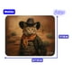 thumbnail image 4 of Mouse Pad SVART de Superficie Suave, base antideslizante, con diseño orginal de Gato estilo arte urbano, Diseño21, 22*18 cm, 4 of 4