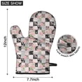 thumbnail image 6 of Pioneer Flower Floral Print Pattern Oven Mitt 2-Pack Set, Heat Resistant Kitchen Gloves, 7.7" X 12", 6 of 6