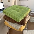thumbnail image 2 of Xiao Hua Red square dining chair cushion -1 piece, 14.96 * 14.96 * 3.54 inch ultra soft tatami cushion, suitable for kitchen dining chair cushions, terraces, and offices, 2 of 4
