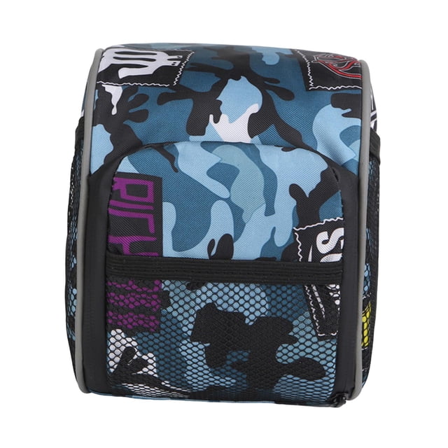 Bolsa para manillar de bicicleta, bolsillos externos de malla, pequeña bolsa delantera para bicicleta para motocicletas Azul oscuro Zulema Paquete de manillar de bicicleta