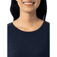 thumbnail image 2 of Fruit of the Loom Women's Beyond Soft Long Sleeve Top & Fleece Bottom Pajama Set, Sizes S-4X, 2 of 9