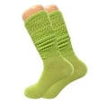 thumbnail image 3 of 3 Pairs Lightweight Slouch Socks for Women with Thin Sole Shoe Size 5-10 (Lemon Green), 3 of 13