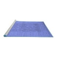 thumbnail image 2 of Ahgly Company Machine Washable Indoor Rectangle Oriental Blue Industrial Area Rugs, 5' x 8', 2 of 4