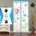 thumbnail image 4 of Minzimin Door Mesh Screen with Magnet, Fly Hanging Temporary Magic Patio Heavy Duty Front Back Screen Magnetic Closure, Portable French Net for Door to Keep Bugs Out Doorway Curtain 35x83 in, 4 of 7
