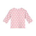 thumbnail image 3 of CCRFTGI Cute Shirts for Kids Girls Size 7-8 Summer 3/4 Sleeve Button V Neck Polka Dots Tee Tops Trendy Loose Comdy Tween Girls Trendy Clothes Basic Shirts Pink 12-13 Years, 3 of 4