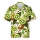 thumbnail image 4 of Camisa hawaiana con estampado 3D de fresa y kiwi para hombre, camisa hawaiana de verano con frutas tropicales, blusa de manga corta con botones para playa, 4 of 5