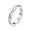 Silver, variant on Womens Alloy Ring with Single Diamond Artificial Gemstone Inlay Fashion Jewelry European and American Ring Women's Gift Black Silver Rose Gold and Gold