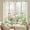 Multicolor B S, variant on Gallickan 80x160cm Double Layer Floral Lace Sheer Curtain, Rod Pocket Draw Back Window Panel for Bedroom Living Room Kitchen, BM, 1pc