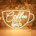 thumbnail image 1 of Letrero decorativo de luz neón SYLHOME Coffee Bar 40x24 cm USB 5V, 1 of 7