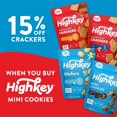 thumbnail image 2 of HighKey Keto Snacks Wafer Cookies - Vanilla Wafers - 3 Pack - Low Carb Gluten Free Diabetic Snacks Paleo Diet Vanilla Desserts Ketogenic Protein Snack Cookie Healthy Food Treats Sugar Free Cookie, 2 of 5