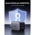 thumbnail image 3 of UGREEN Nexode X5 65W Cargador 4 Puertos USB C y USB A, GAN Carga Rápido Compatible con iPhone 16/15/, 3 of 7