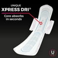 thumbnail image 5 of U by Kotex AllNighter Ultra Thin Extra Heavy Overnight Pads with Wings, 20 Count, 5 of 10