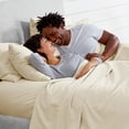 thumbnail image 3 of Bare Home 5 Piece Sheet Set, Microfiber, 2 Extra Pillowcases, Twin XL, Sand, 3 of 6