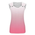 thumbnail image 3 of Wo-Fusoul Women's Ombre V-Neck Sleeveless Tank Top, Casual Fashion Daily Wear, 3 of 4