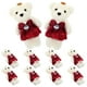 thumbnail image 4 of 10 piezas de osos de peluche para coche de boda, ramo de San Valentín, muñeco de oso., 4 of 8