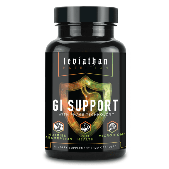 Leviathan Nutrition GI Support Digestion Probiotic Supplement Gut Health IBS & Bloating Relief