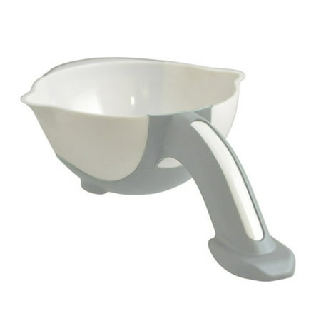 - Ableware 745200000 Stay Bowl by Maddak-White/Light Gray