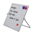 thumbnail image 1 of Erase White board Desktop Mini Easel Reversible For White board handheld Desktop Office Home 25x35cm, 1 of 8