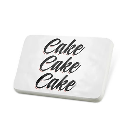 Porcelein Pin Vintage Lettering Cake Cake Cake Lapel Badge – NEONBLOND