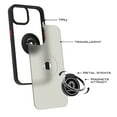 thumbnail image 3 of CoverON For Apple iPhone 13 Pro Max Phone Case, Ring Holder Kickstand Magnetic Mount Clear Hard Back Cover Rubber Bumper, Black, 3 of 9
