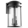 thumbnail image 2 of Quorum Lighting Hadley 4-Light Noir Outdoor Wall Lantern, 2 of 2